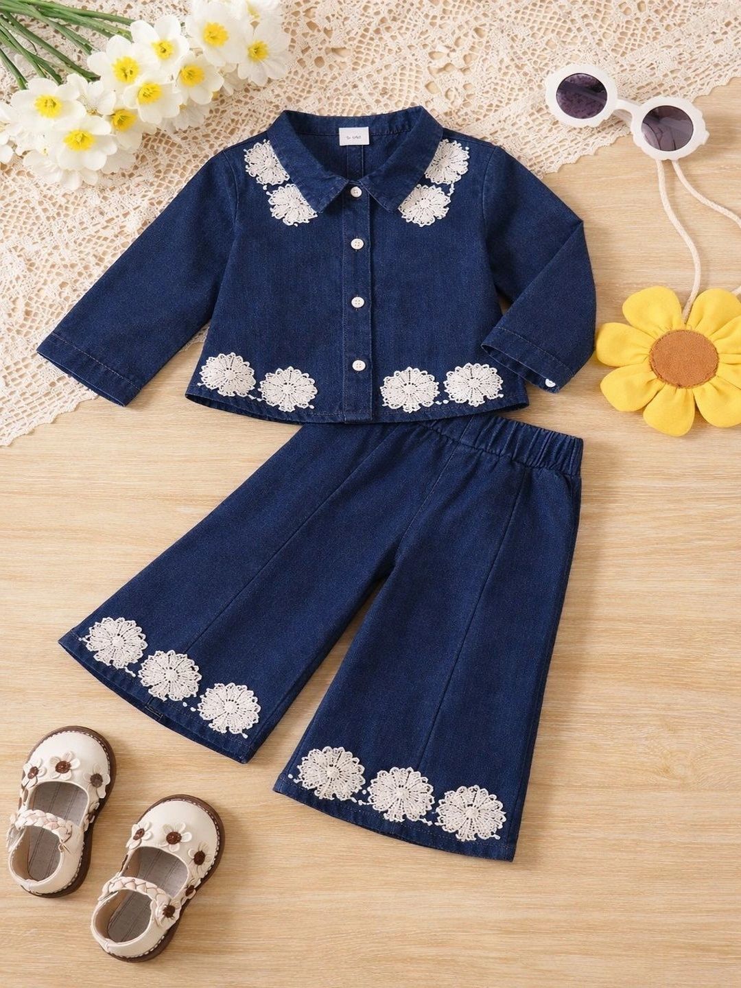 shyamcollections Girls Shirt with Trousers-picture-42