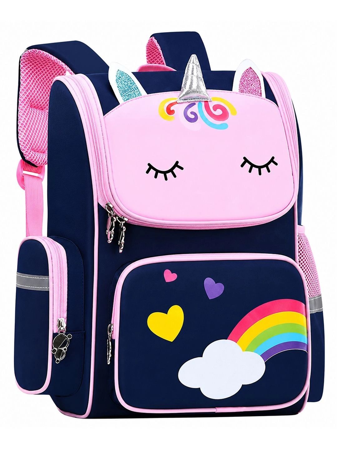 Bold N Elegant Unisex Kids Graphic Applique Backpack-picture-17