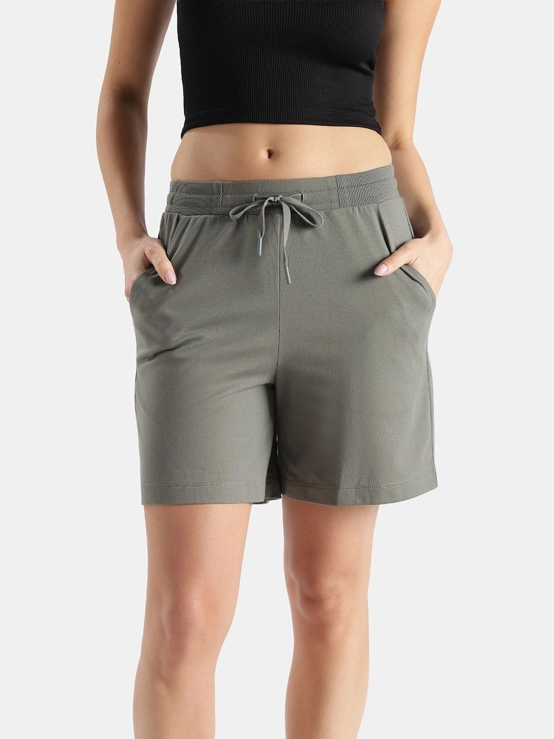 Jockey Super Combed Cotton Rich Regular Fit Shorts with Side Pockets - AW23-picture-51