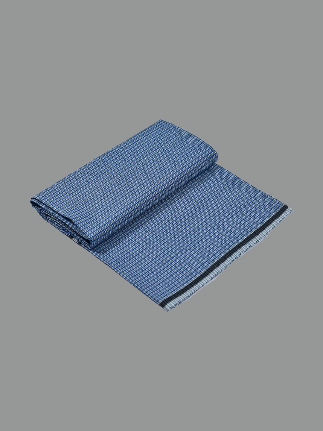 AKESHAVAM Men Checked Cotton Dhoti Dhotis-picture-13