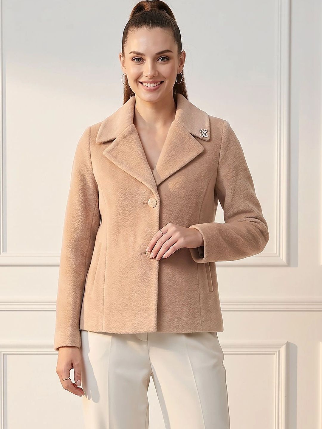 Navsha Single-Breasted Tailored Fit Blazers-picture-35