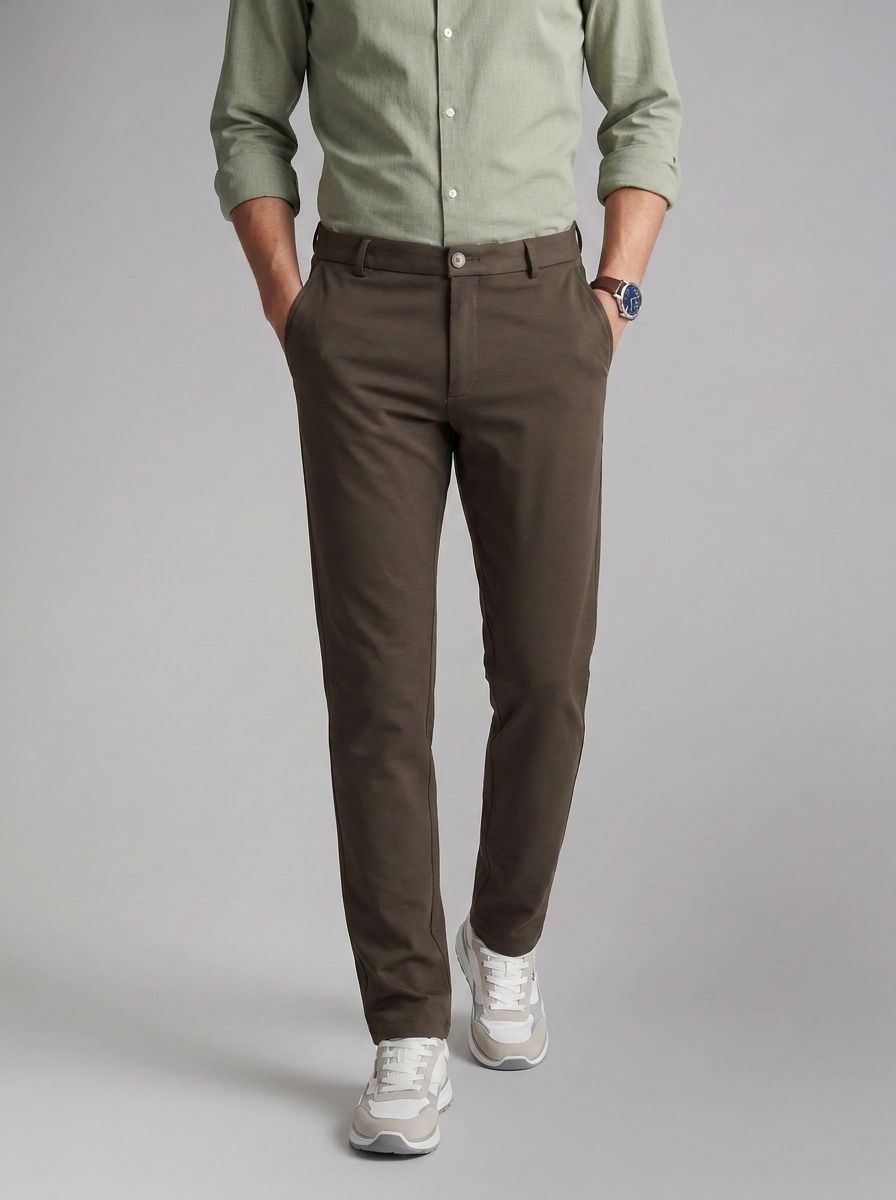 Louis Philippe Sport Men Slim Fit Trousers-picture-37