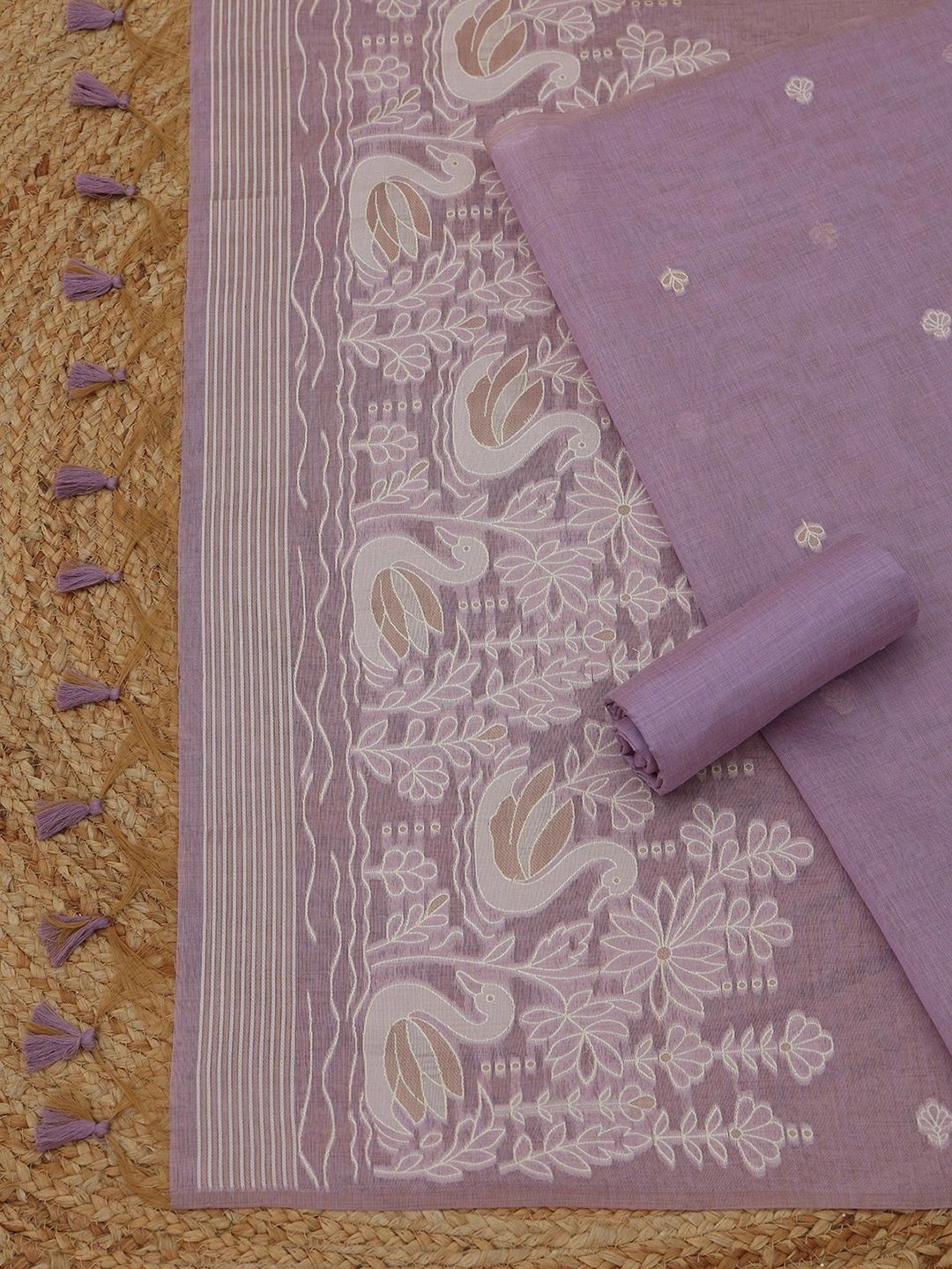 Soch Printed Unstitched Dress Material-picture-22