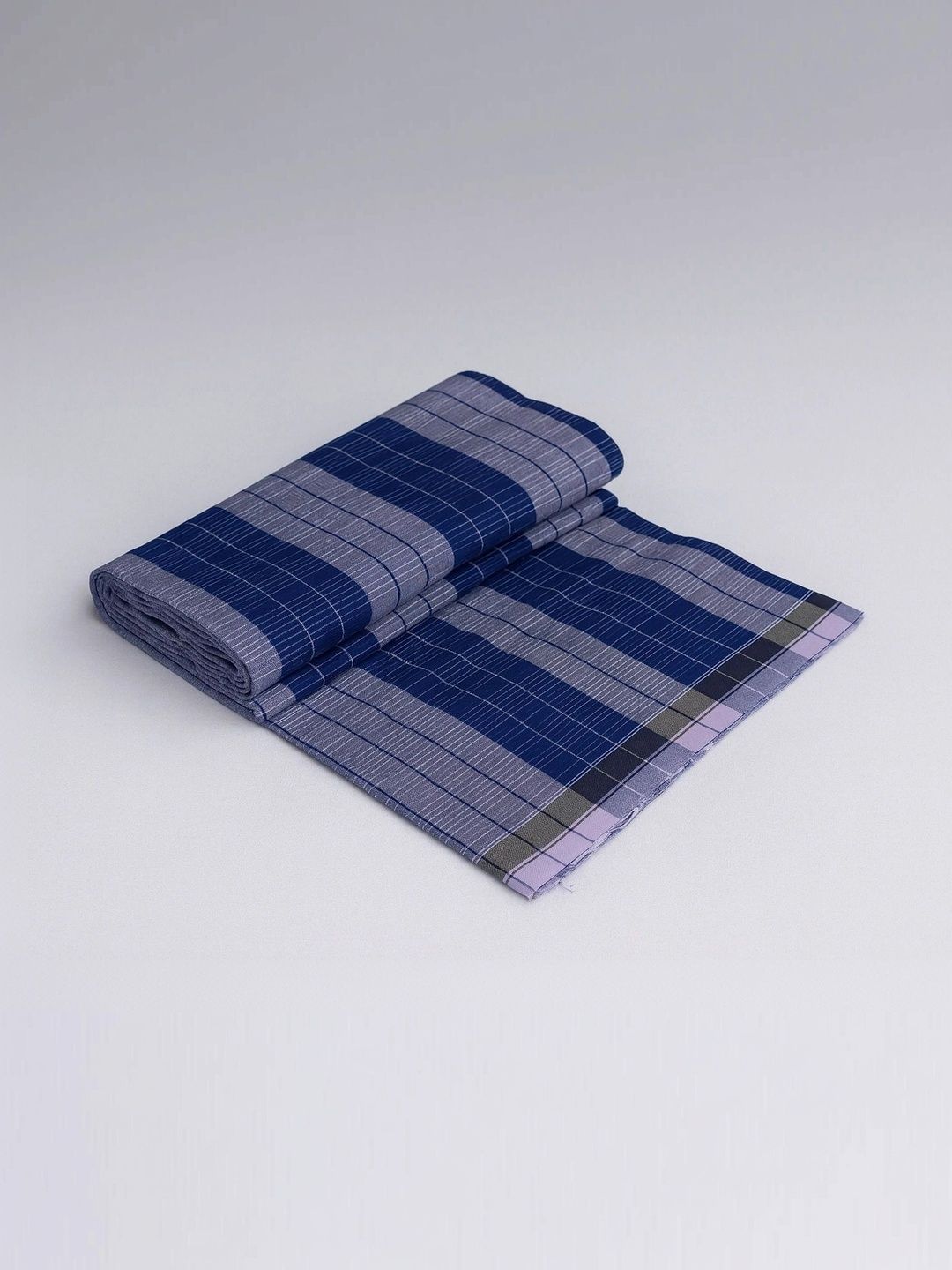 AKESHAVAM Men Checked Cotton Dhoti Dhotis-picture-20