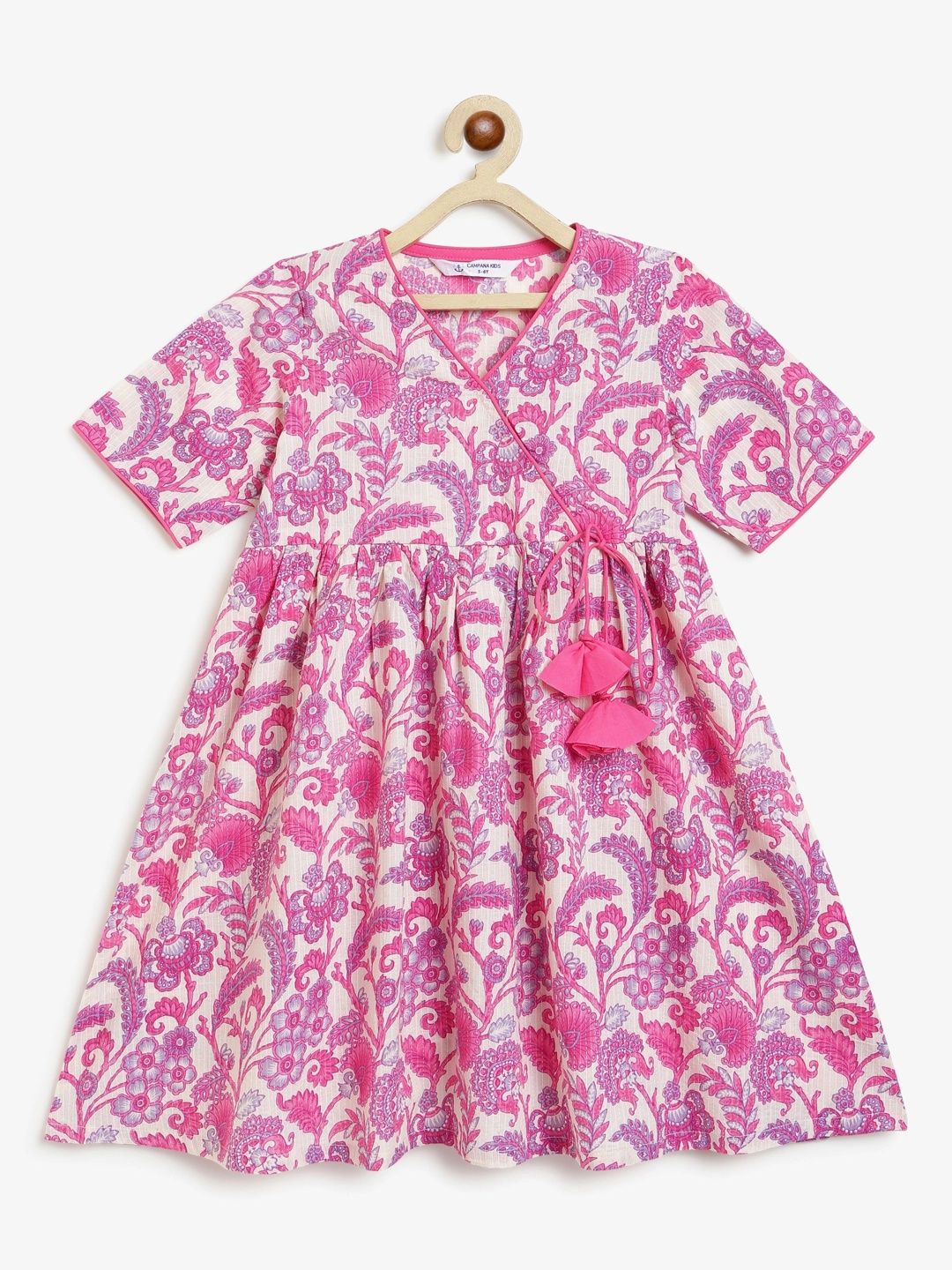Campana Girls Floral Printed Floral Anarkali Kurta-picture-17