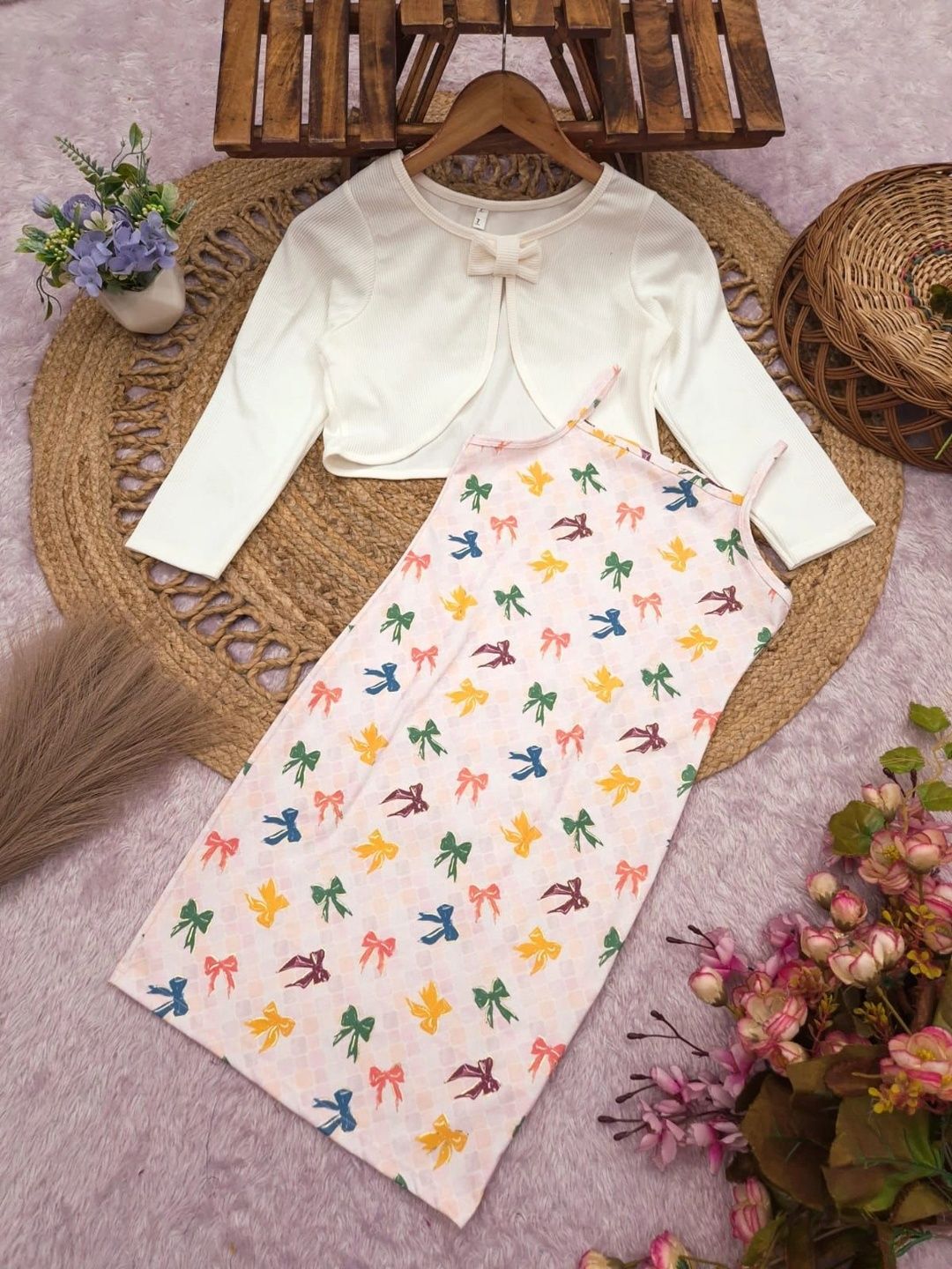 Sangria Print A-Line Dress-image-36