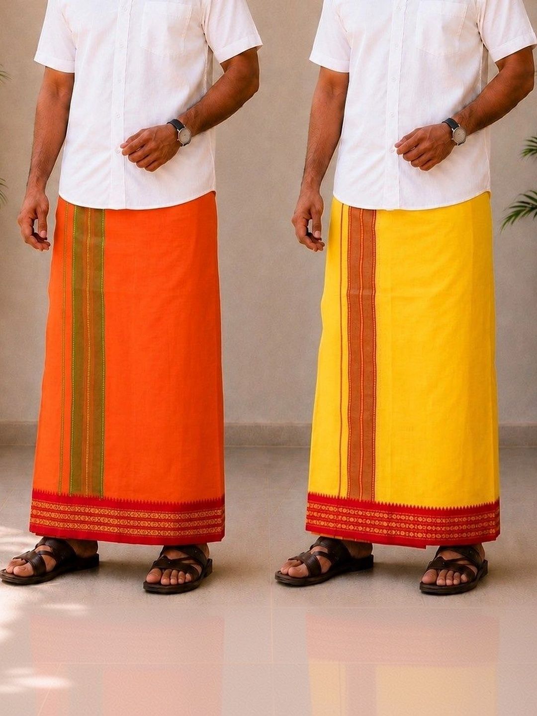 Sharan Elegance Men Cotton Dhoti Dhotis-picture-23