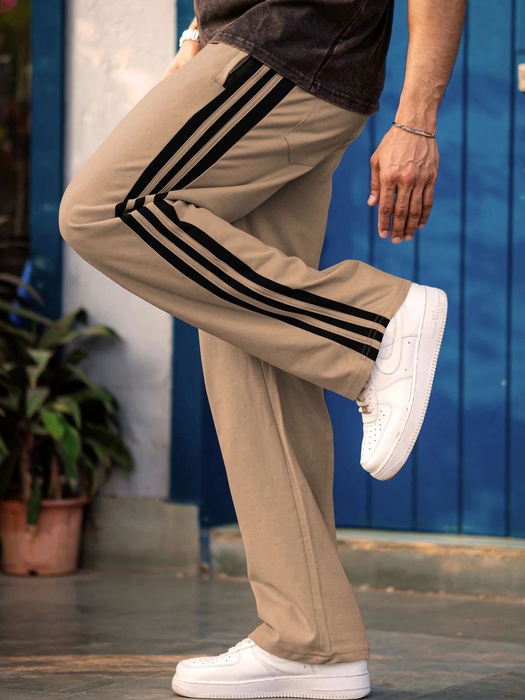 MODALEN Men Relaxed Fit Training Track Pants-picture-35