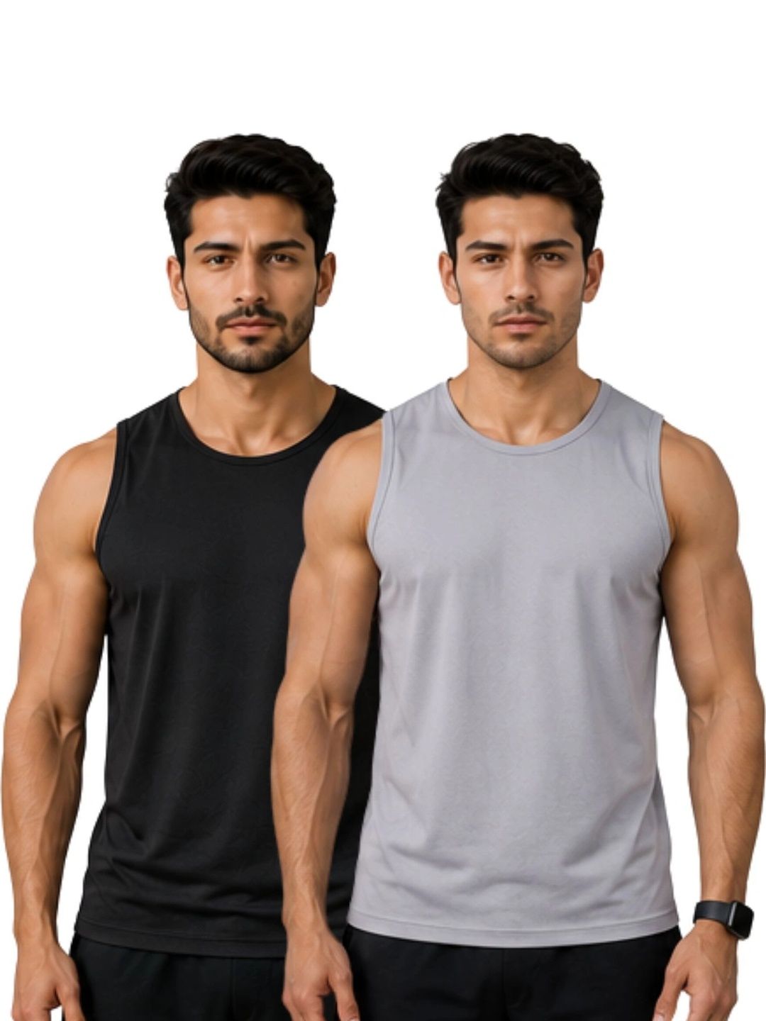 IndiCrafts Pack of 2 Gym Vest-picture-27