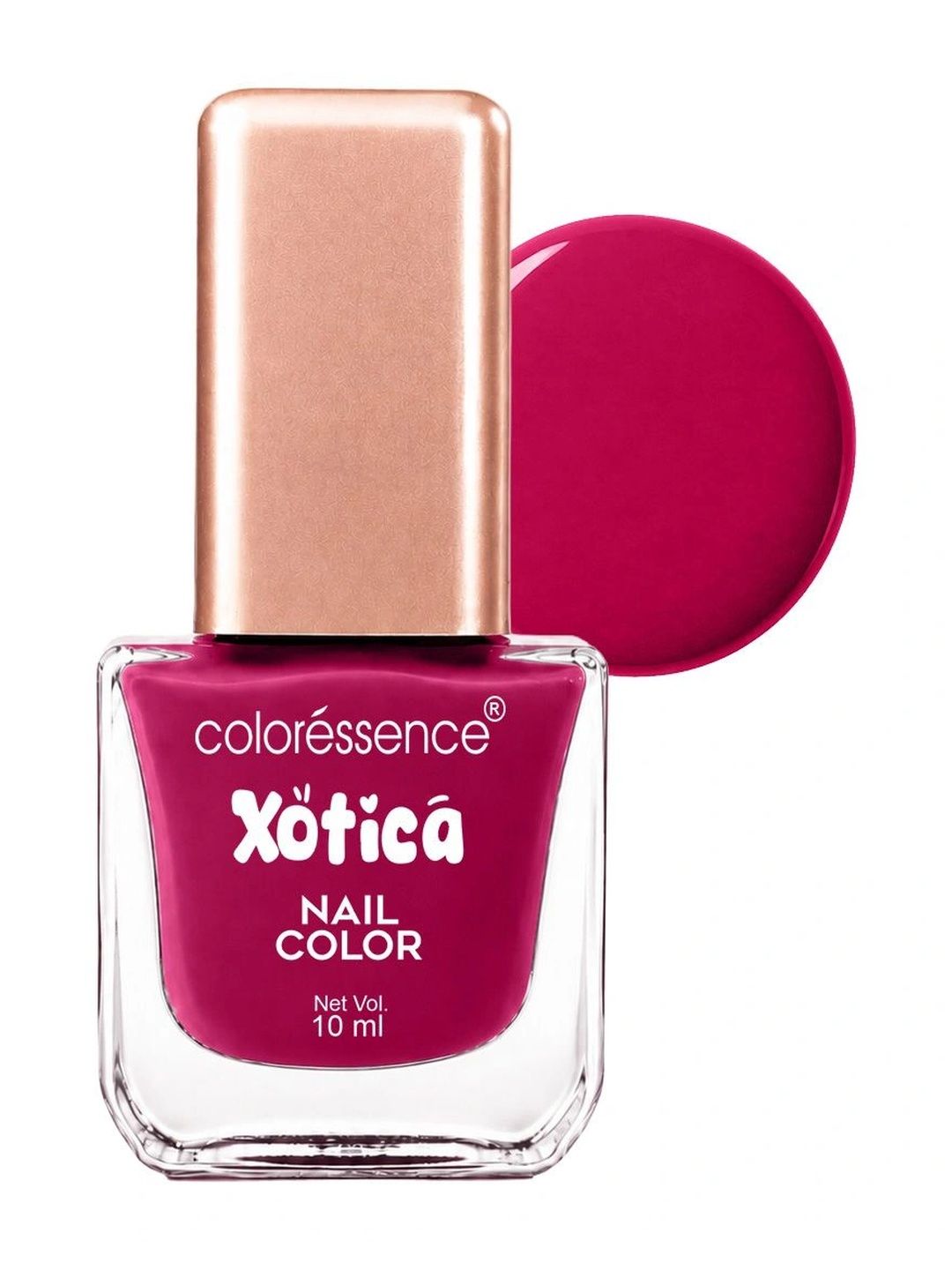 Coloressence Xotica High Shine Nail Paint - 10 ml - Electric Magenta-picture-32