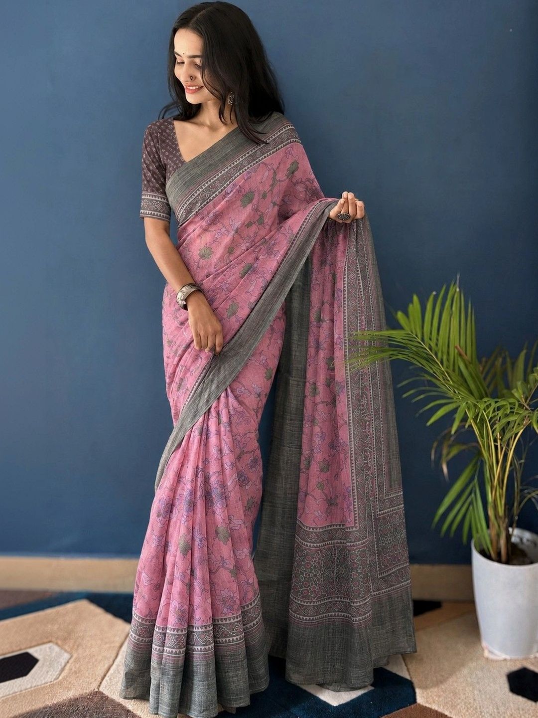 Maavish Paisley Chanderi Saree-picture-15