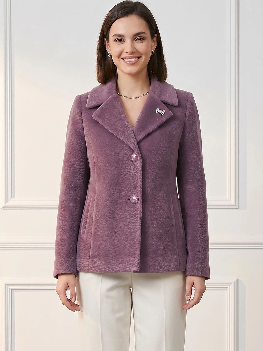 Lory Single-Breasted Tailored Fit Blazers-image-34