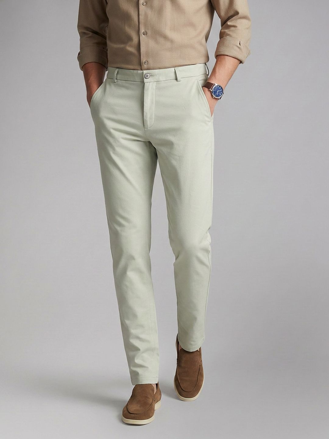Louis Philippe Sport Men Slim Fit Trousers-picture-29