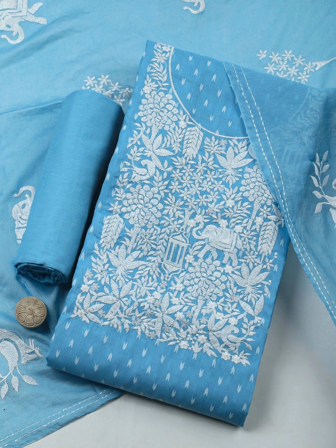 Meena Bazaar Printed Unstitched Dress Material-picture-20