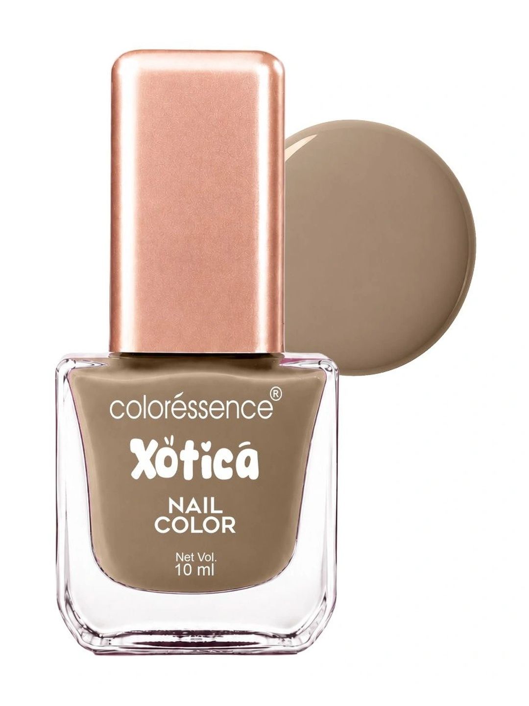 Coloressence Xotica High Shine Nail Paint - 10 ml - Warm Nude-picture-15