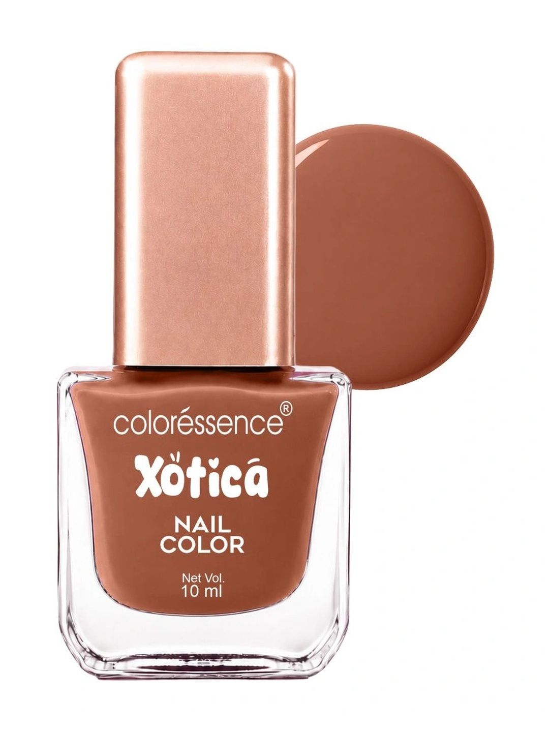 Coloressence Xotica High Shine Nail Paint - 10 ml - Warm Coral-picture-34