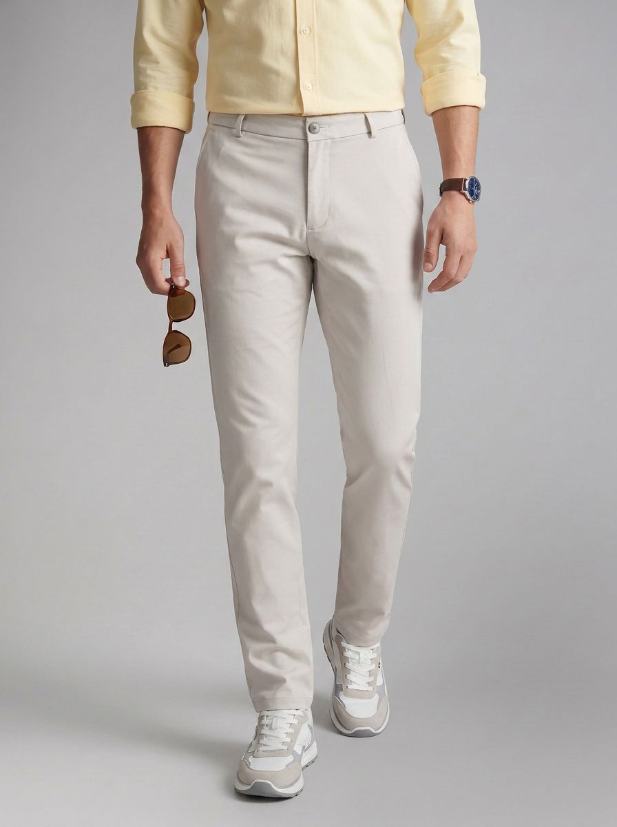 Louis Philippe Sport Men Slim Fit Trousers-picture-16