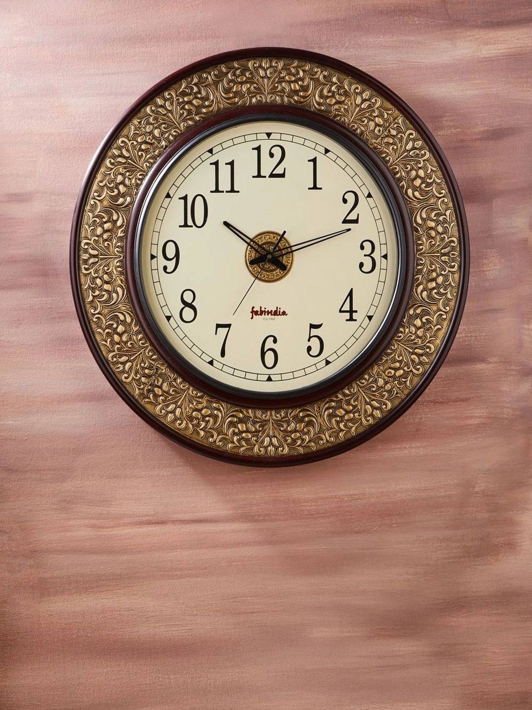 Fabindia Black Traditional Wall Clock-image-47