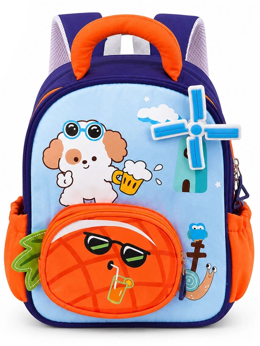Bold N Elegant Unisex Kids Graphic Applique Backpack-picture-27