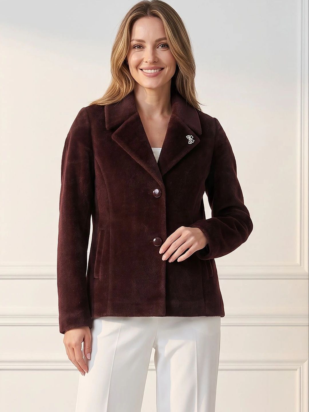 Lory Single-Breasted Tailored Fit Blazers-image-48