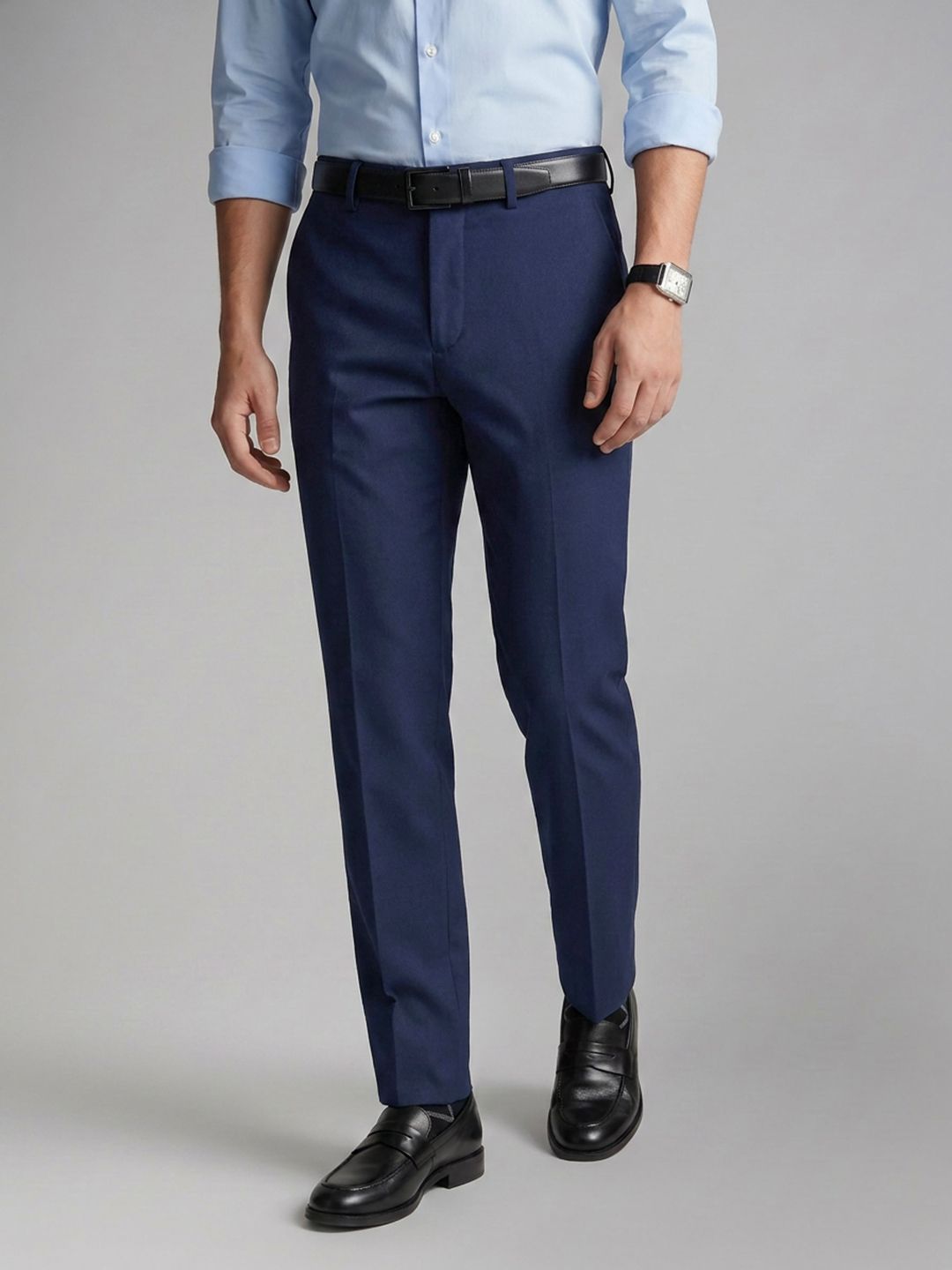 Louis Philippe Men Formal Trousers-image-42