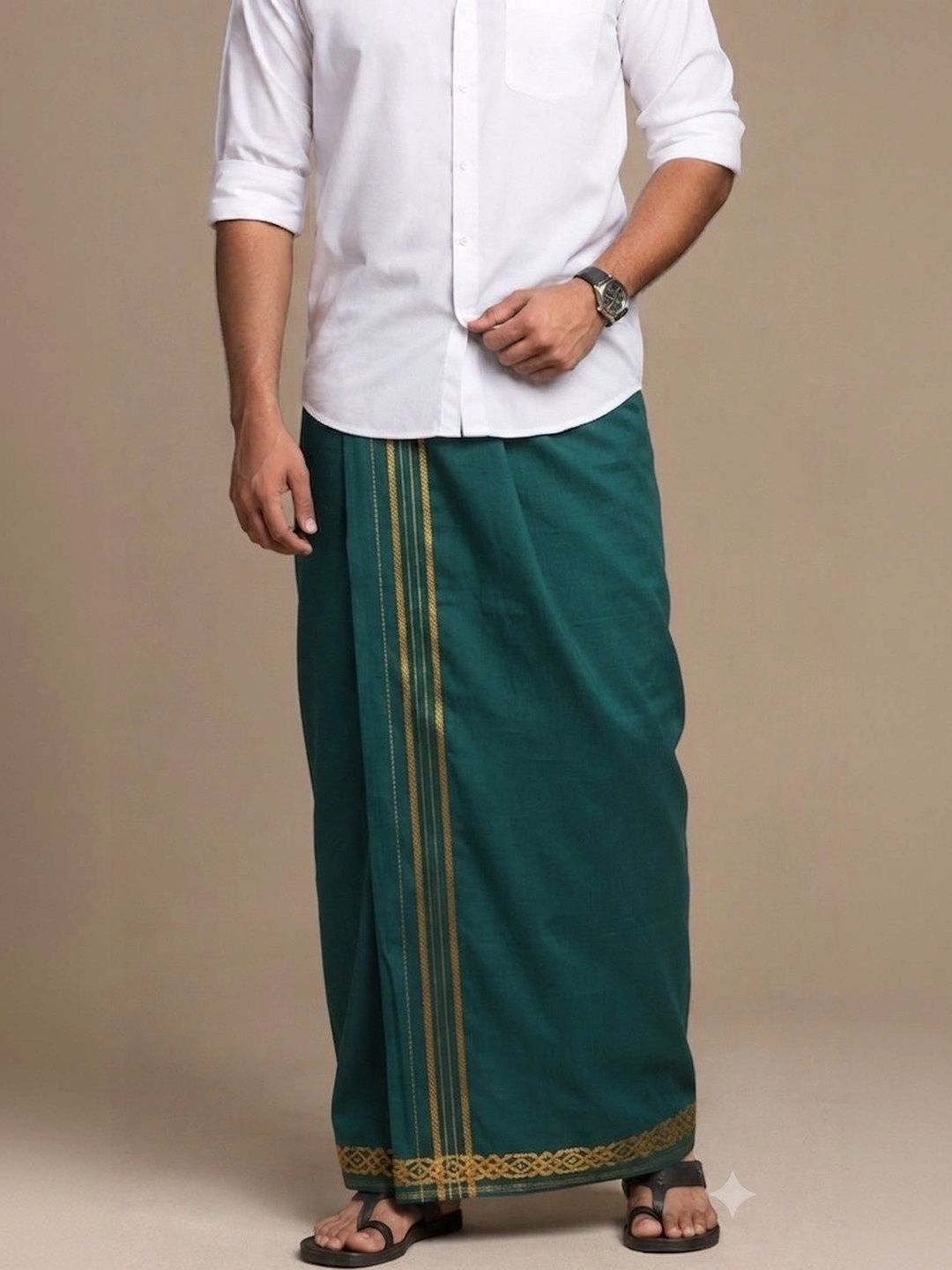 Sharan Elegance Men Cotton Dhoti Dhotis-picture-34