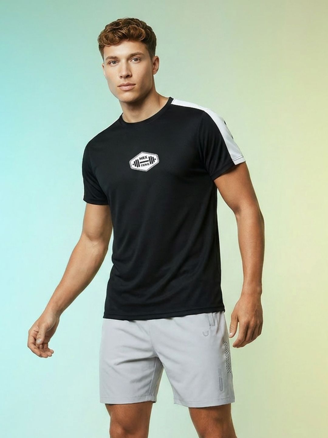 HRX by Hrithik Roshan Men Typography Printed Rapid Dry Training T-shirt-picture-21