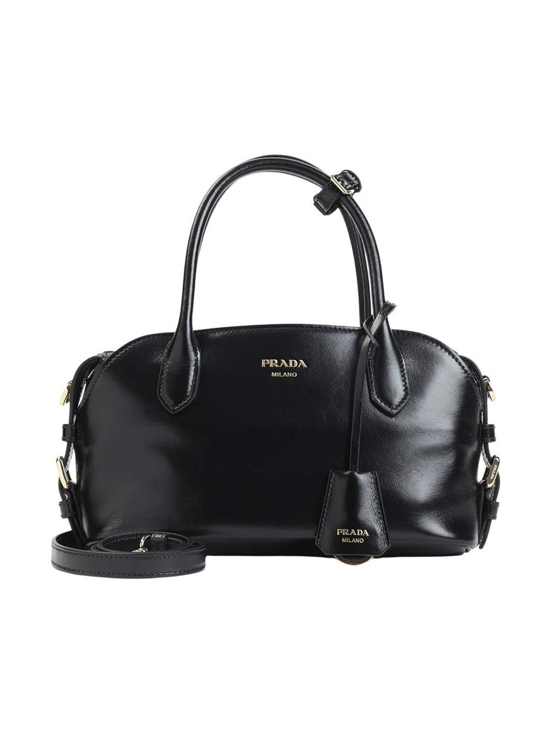Prada Leather Structured Handheld Bag-picture-13