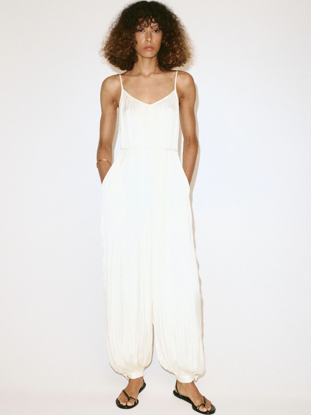 MANGO Shoulder Straps Basic Jumpsuit-picture-16