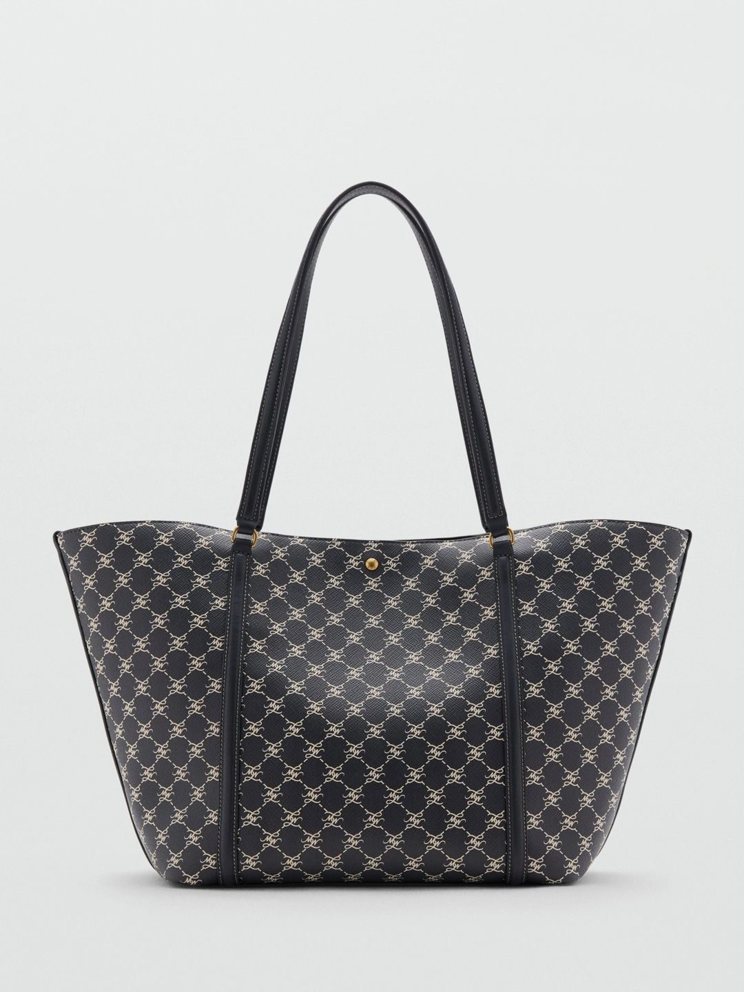 MANGO Women Brand Logo Print Tote Bag-picture-53