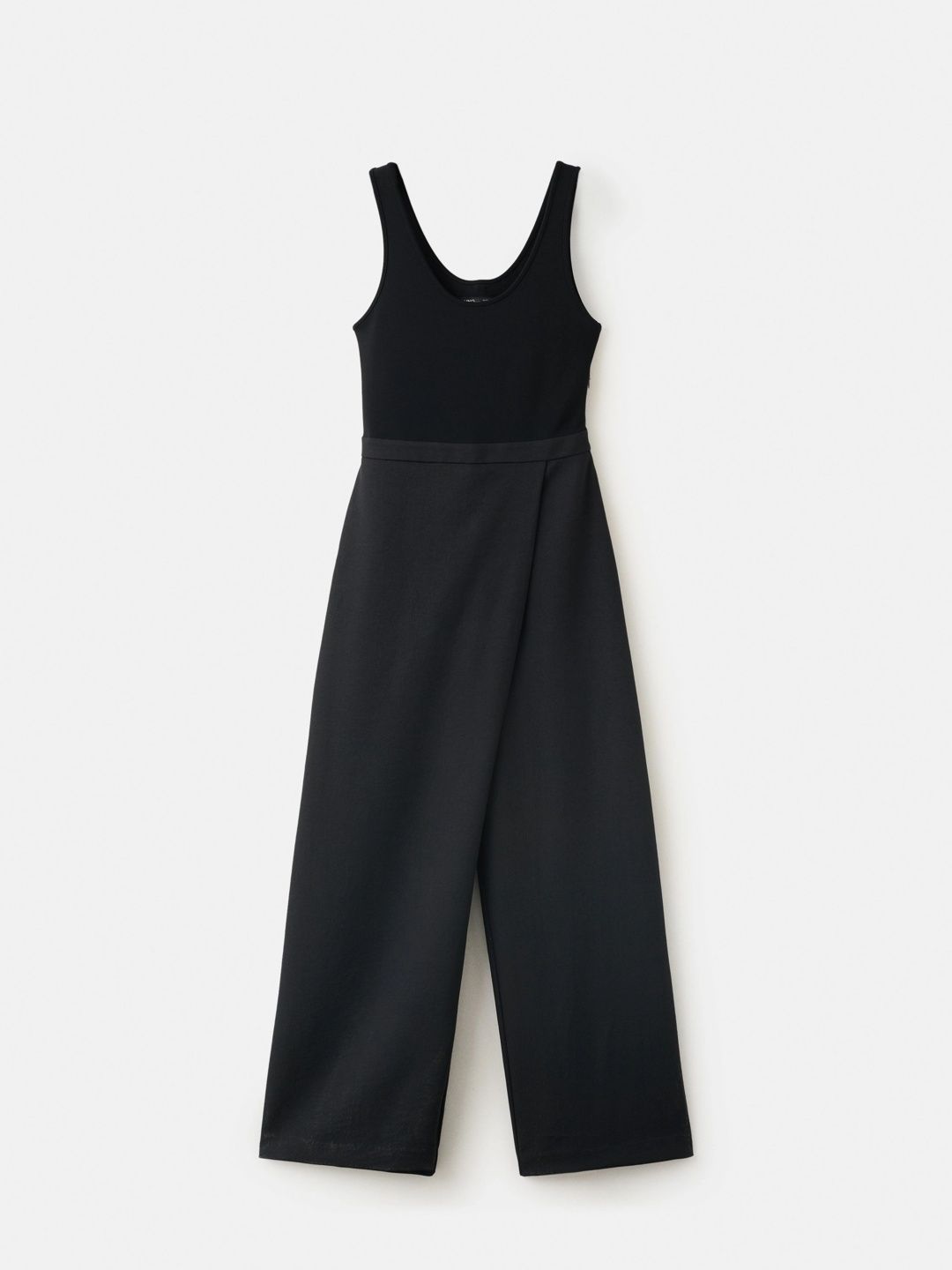 MANGO Basic Jumpsuit with Layered Detail-picture-37