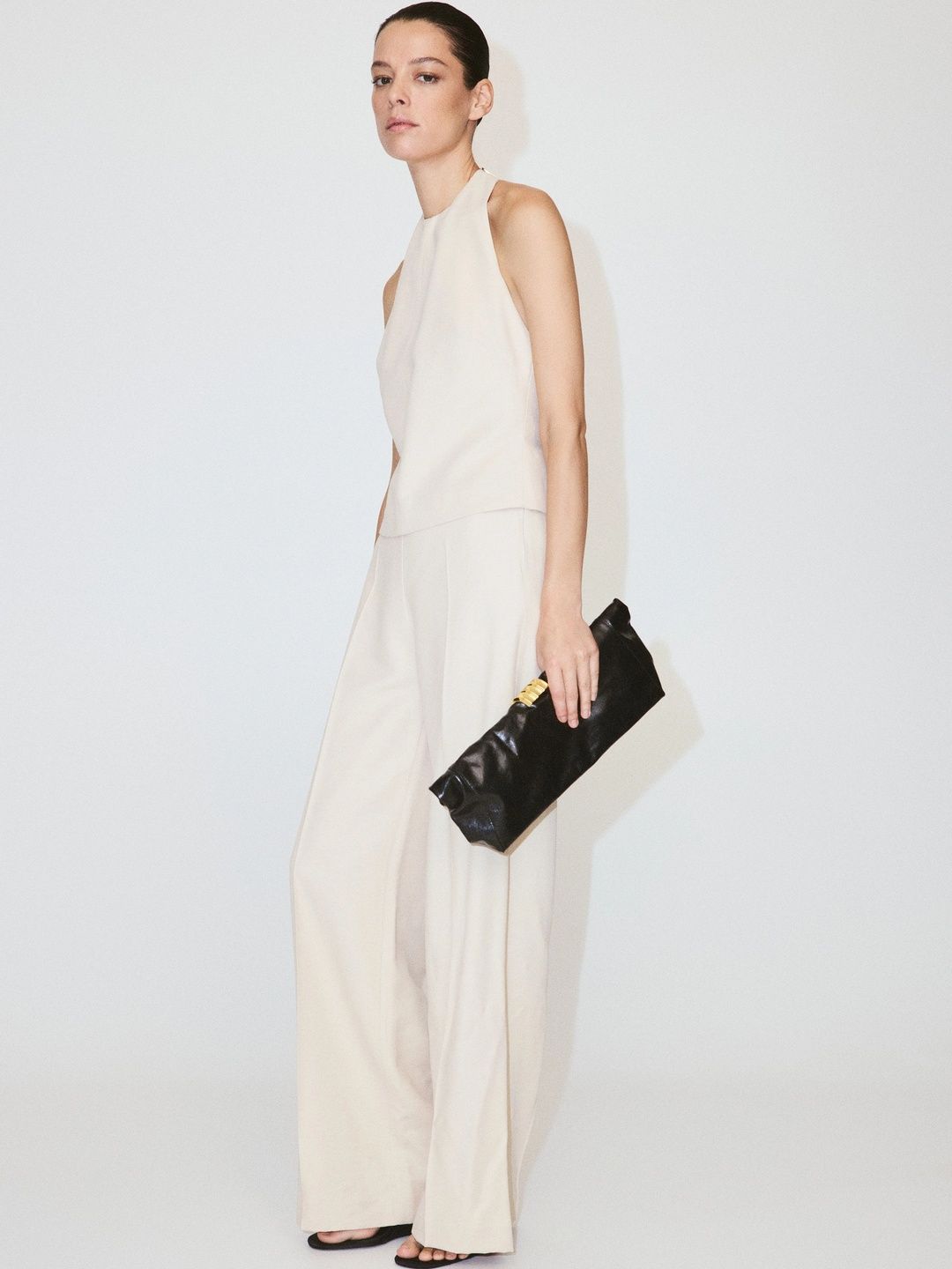 MANGO Halter Neck Basic Jumpsuit-picture-14