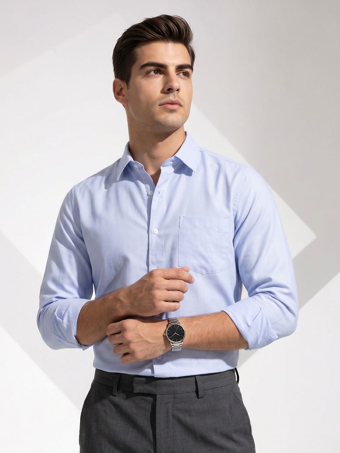 encore by INVICTUS Spread Collar Formal Shirt-picture-10