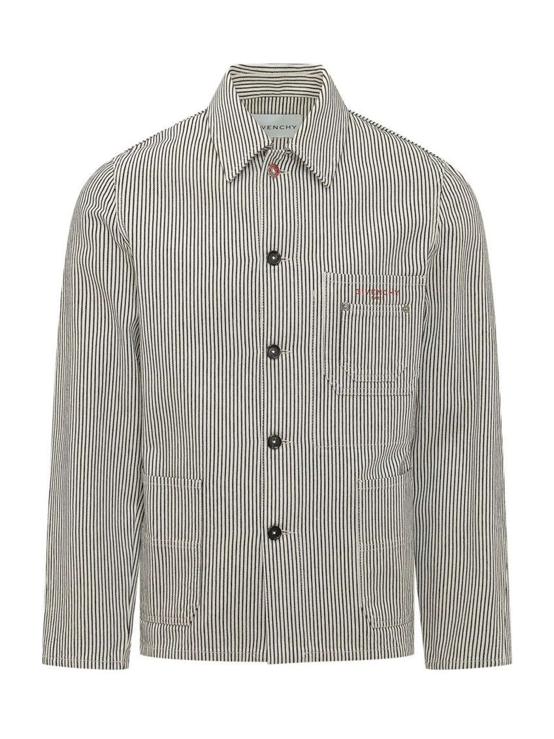 Givenchy Men Striped Open Front Jacket-picture-20