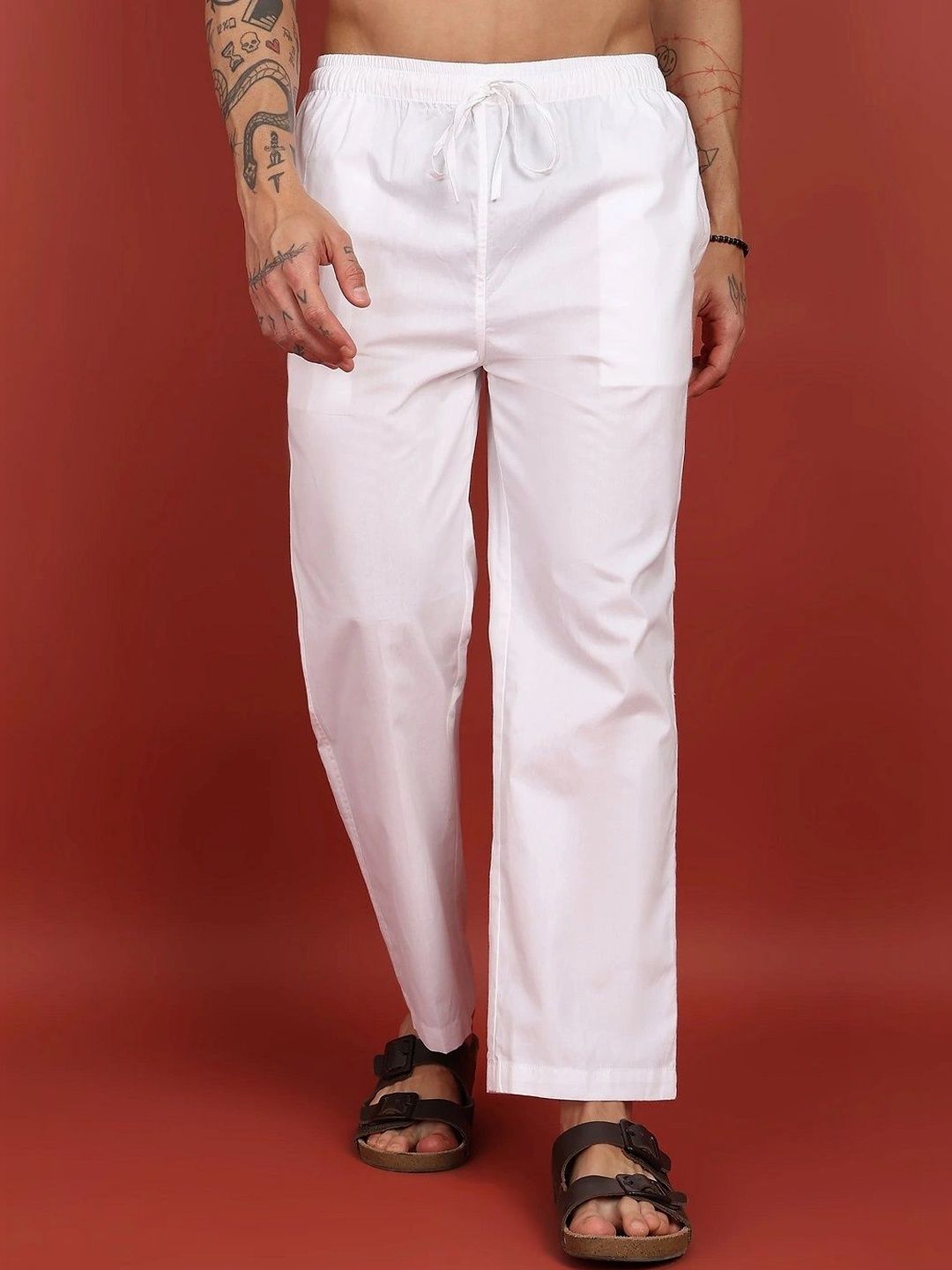 NEQA Men Relaxed Easy Wash Trousers-picture-33