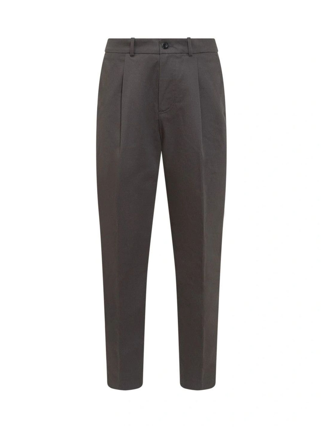 Department 5 Grey Tapered Pleated Pants-picture-48