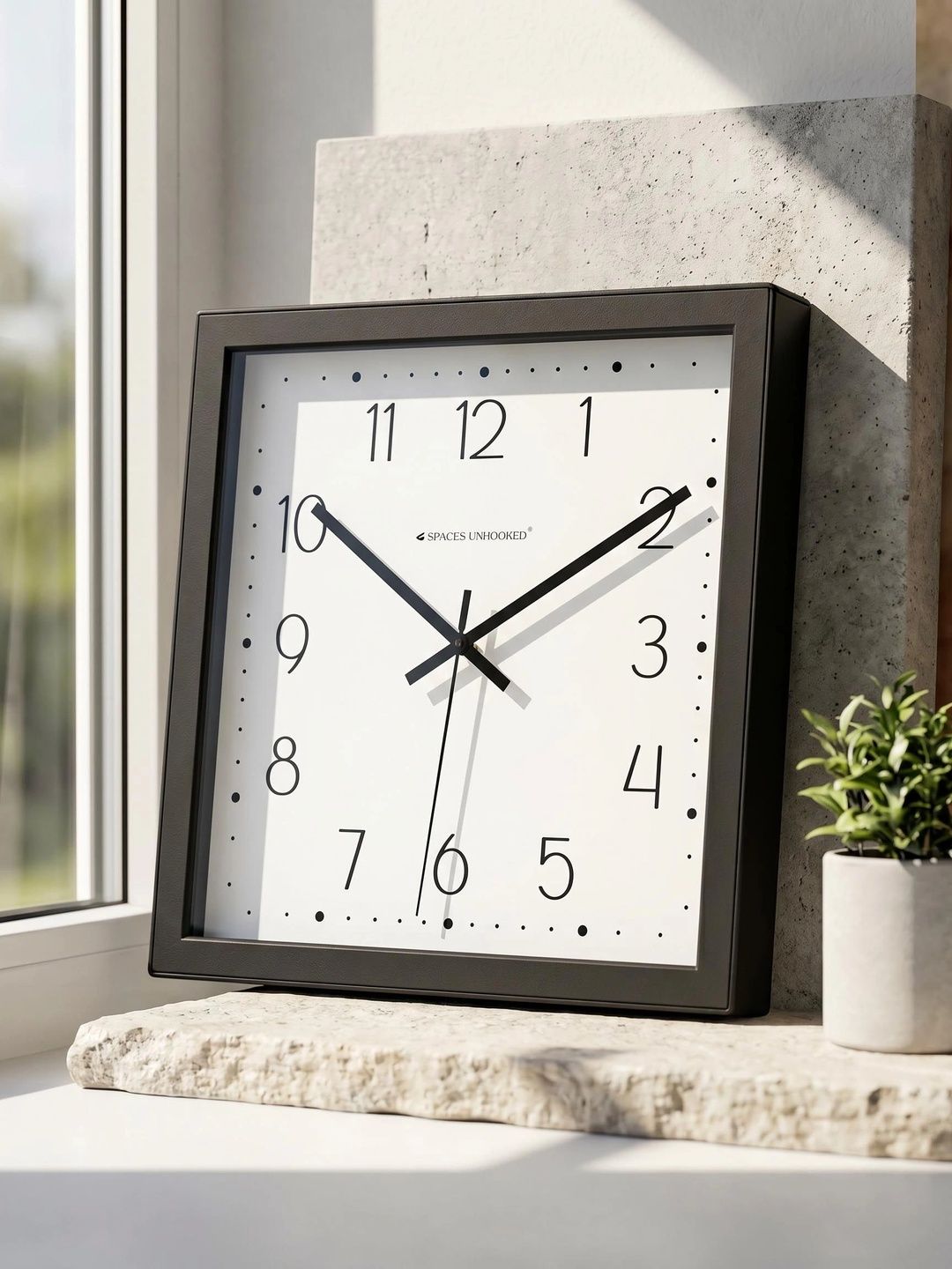 Spaces Square Unhooked Wall Clock-image-27