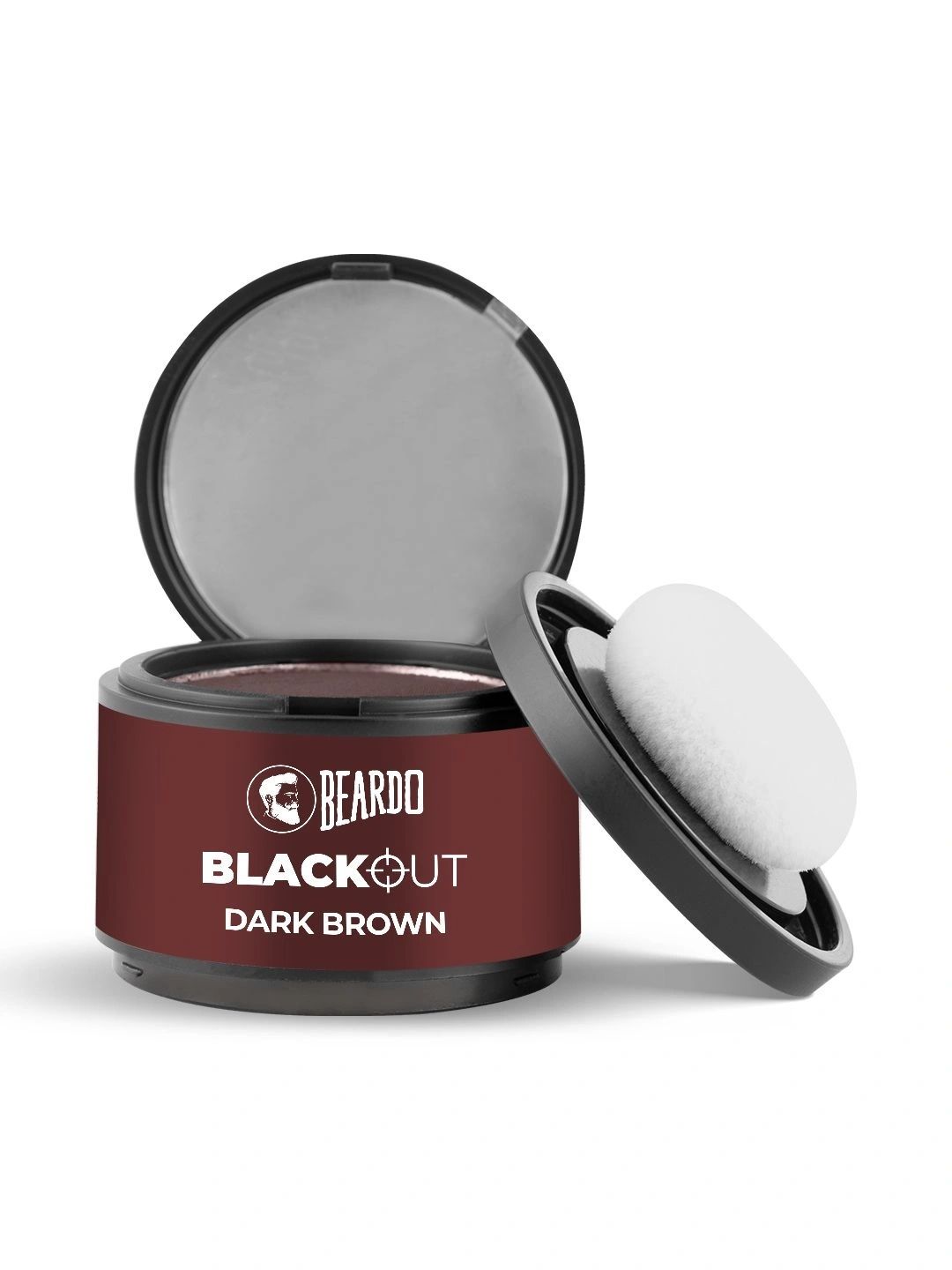 BEARDO Blackout Powder for Hair & Beard Natural Coverage 4 g - Dark Brown-image-19