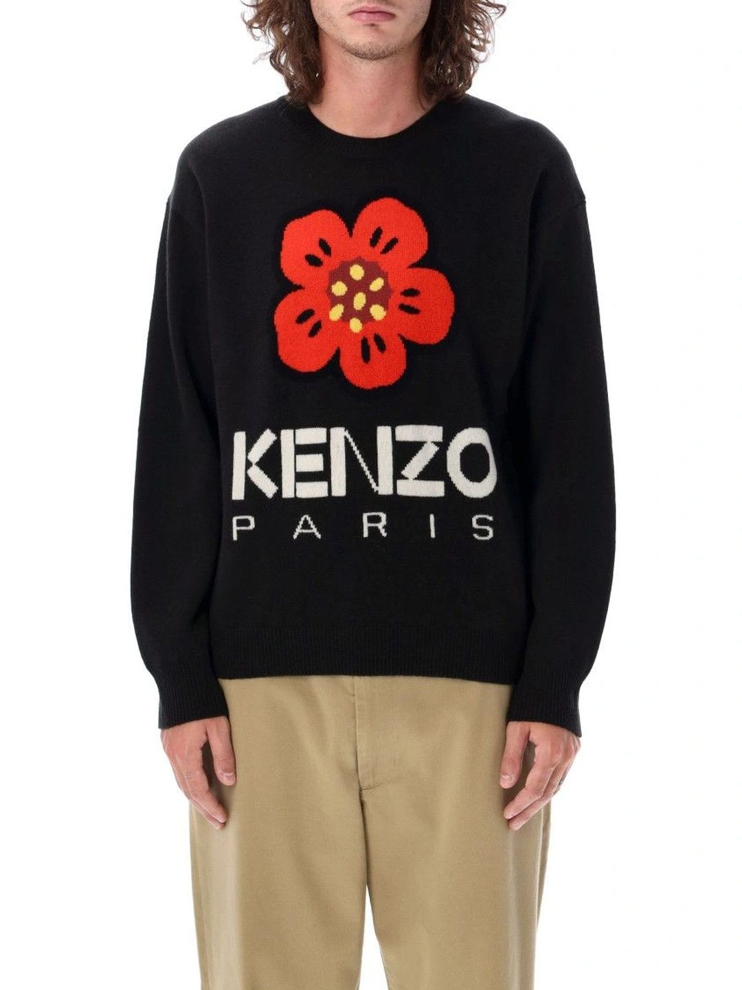 KENZO Men Floral Printed Woollen Pullover-picture-20