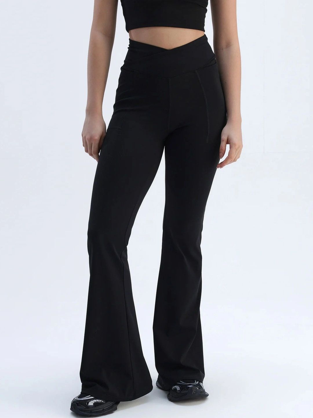 CAVA Obsidian Black Extra Tall Hourglass Flared Tights