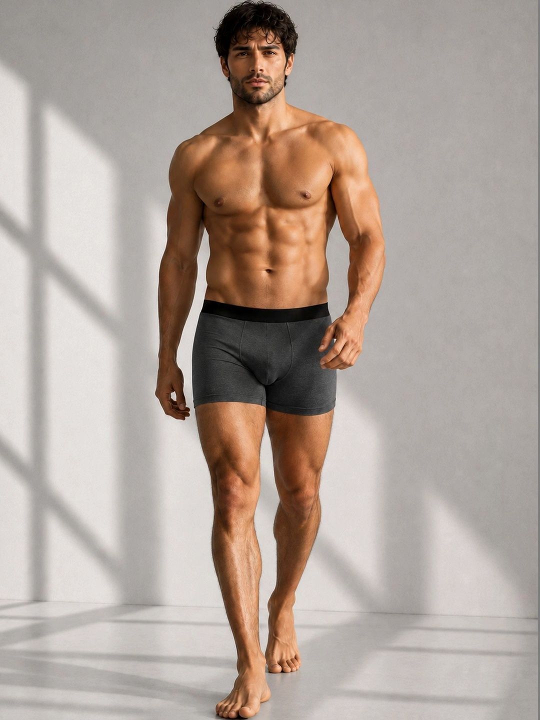 Moda Rapido Microfiber Solid Trunks-image-43