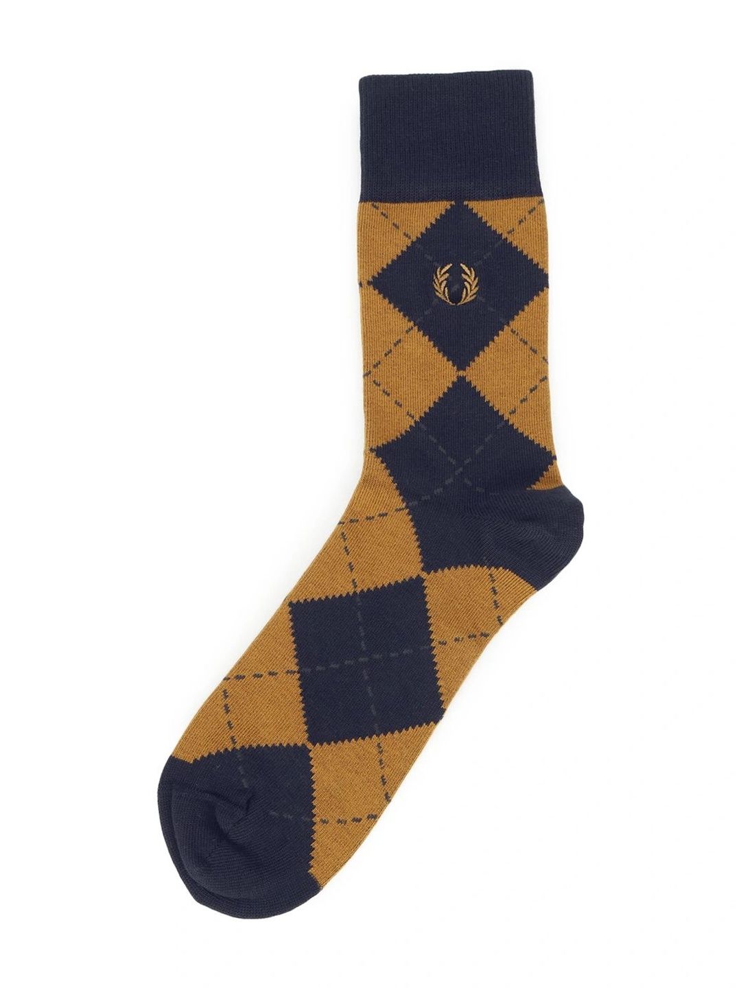 Fred Perry Men Cotton Patterned Calf Length Socks-picture-36