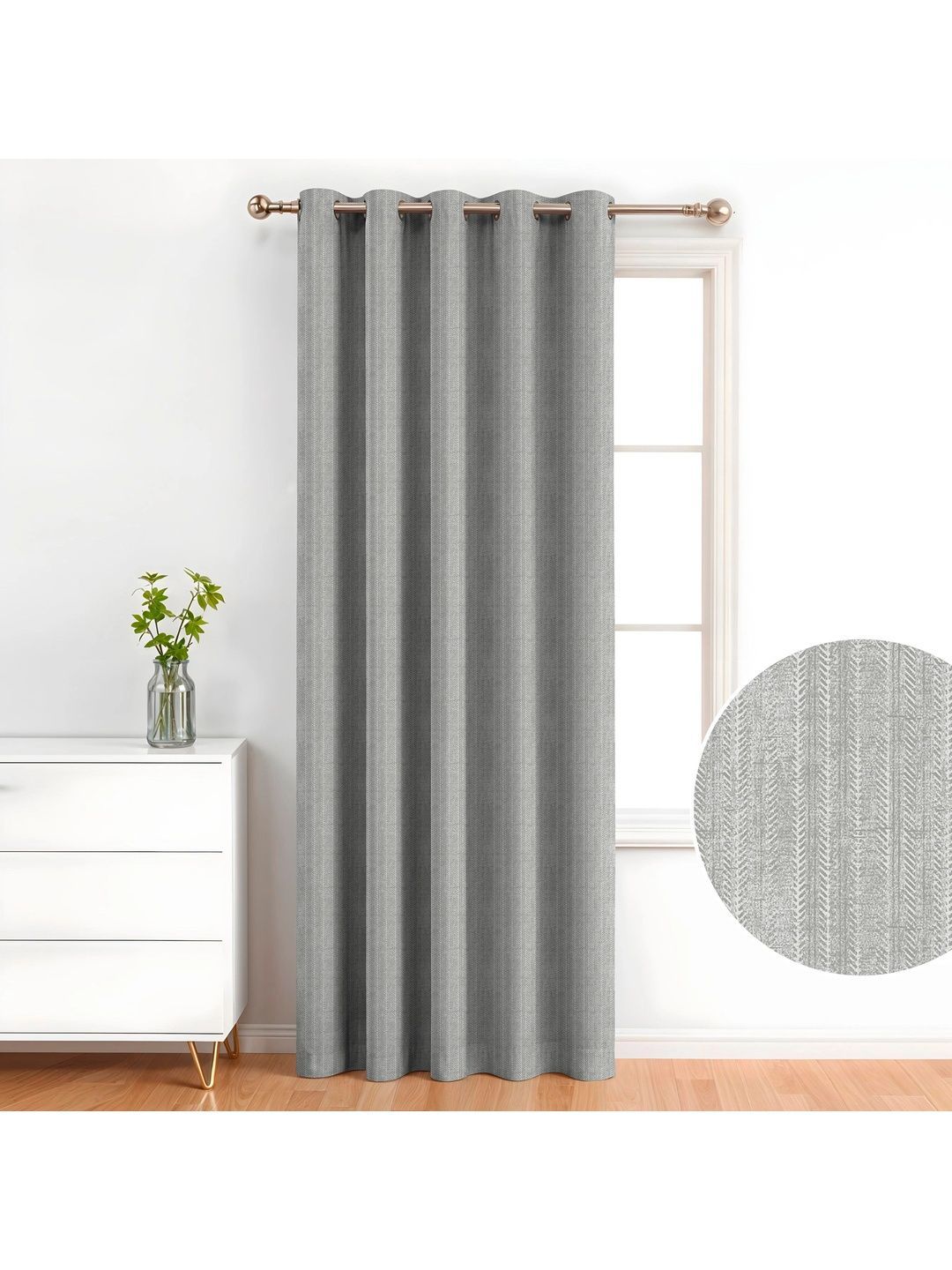 AAVIS DECOR Grey Room Darkening Window Curtain-picture-23
