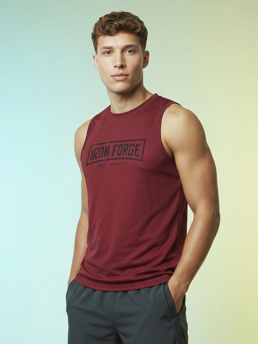 HRX by Hrithik Roshan Rapid-Dry Training T-shirt-picture-27