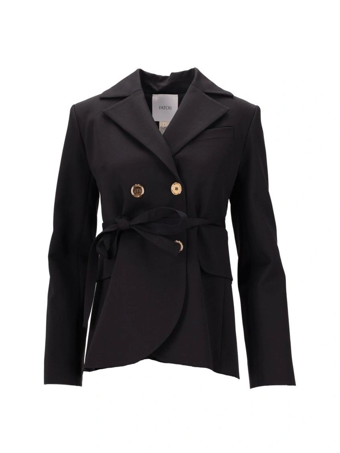 Patou Notched Lapel Double-Breasted Tailored Fit Formal Blazers-picture-19