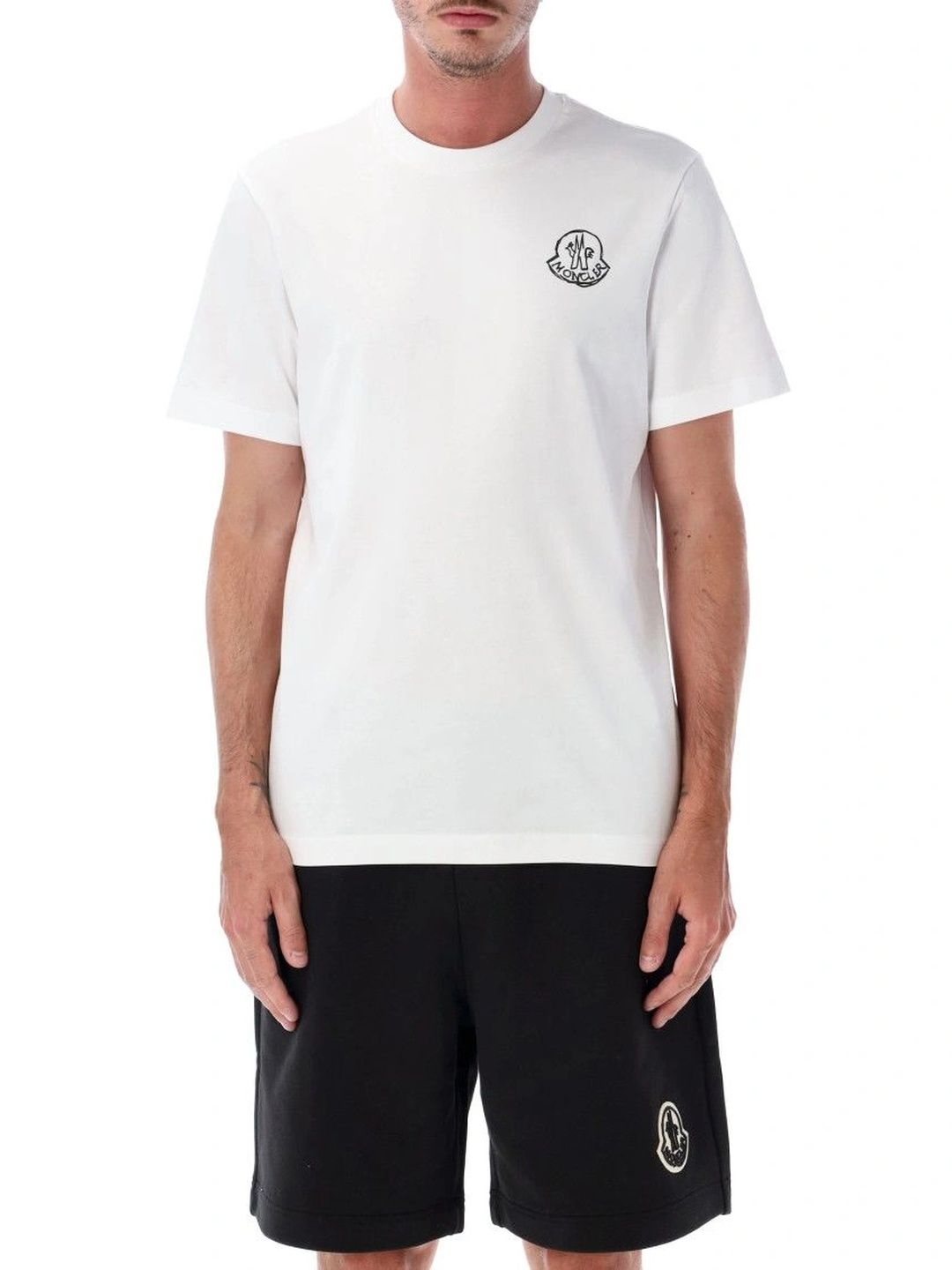Moncler White Crew Neck T-Shirt-picture-15