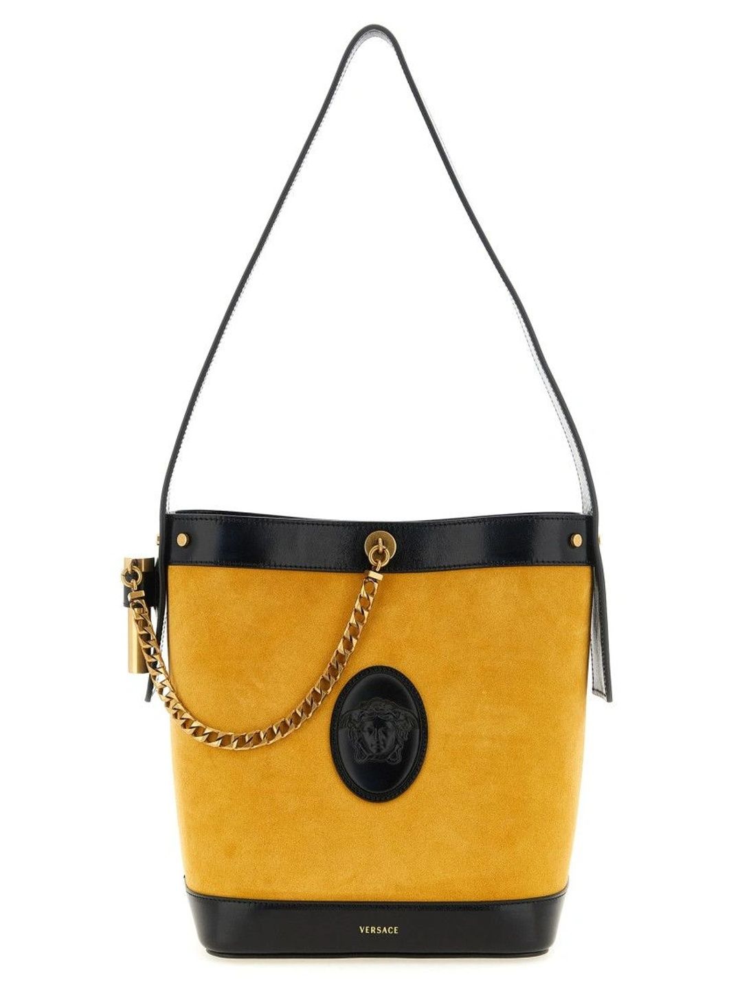 Versace Suede Bucket Sling Bag-picture-51