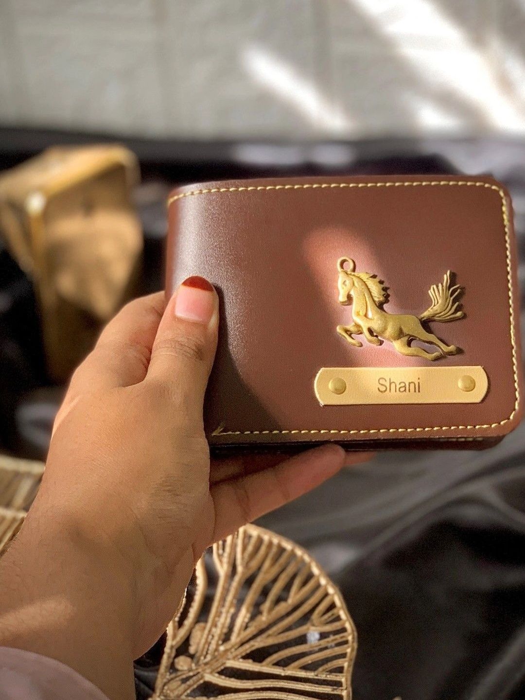 Navya Royal Art Men Textured Embellished Leather Two Fold Wallet-picture-57