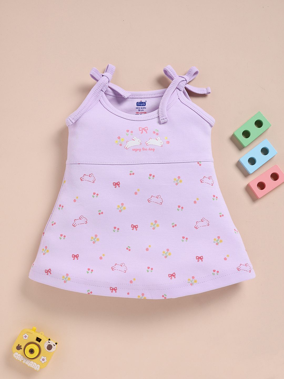 Simply Girls Print Pure Cotton A-Line Dress-picture-26