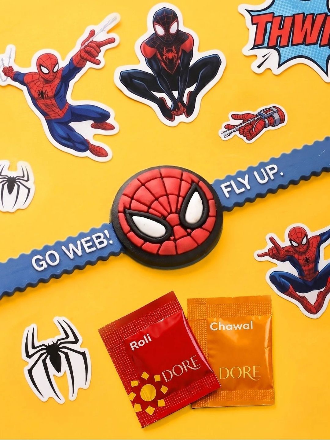 Dore Elasticated Kids Spiderman Wraparound Rakhi-image-23